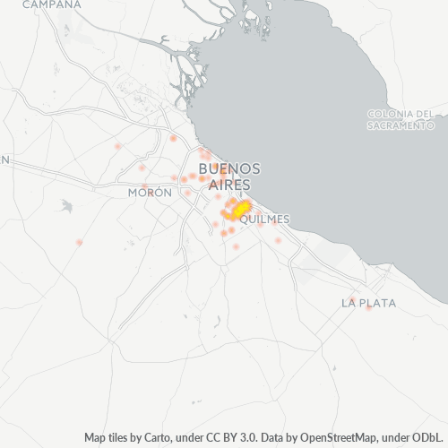 1874 Heatmap de Densidade da Empresa
