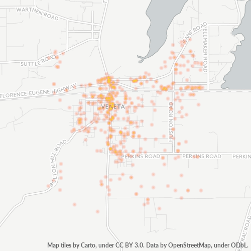 97487 Business Density Heatmap
