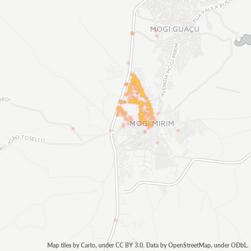 13806-000 Heatmap de Densidade da Empresa