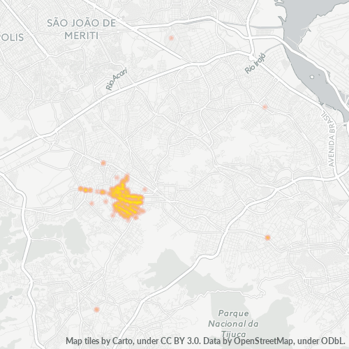 21341-000 Mapa de calor de densidad empresarial