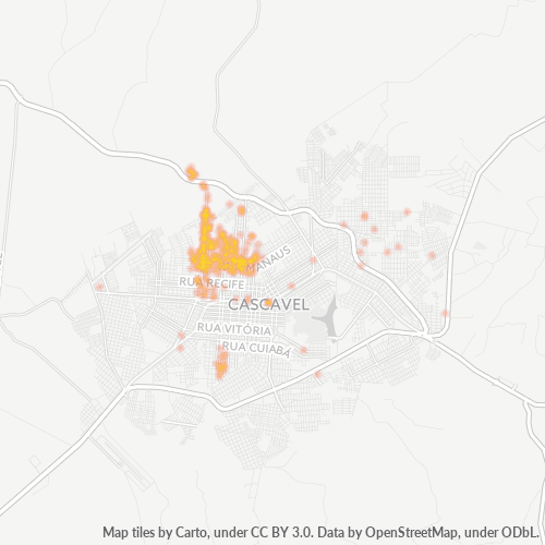 85811-000 Heatmap de Densidade da Empresa