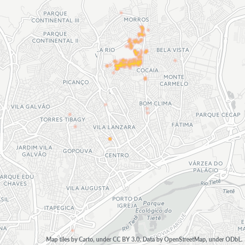 07131-000 Heatmap de Densidade da Empresa