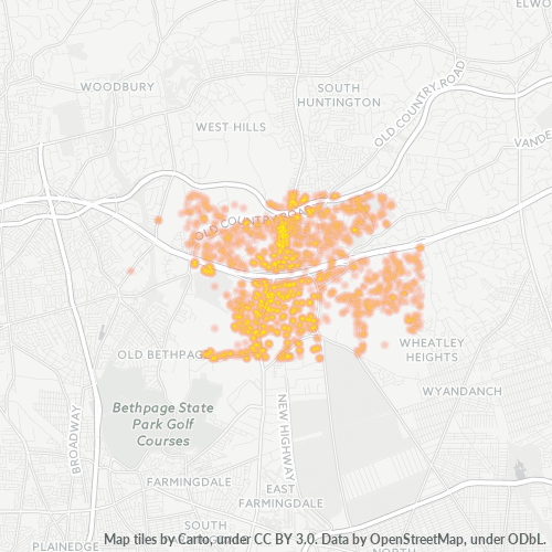 11747 Business Density Heatmap