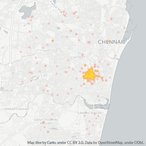 600086 Business Density Heatmap