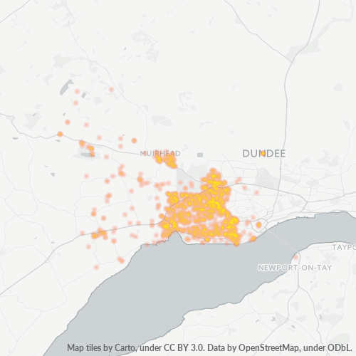 DD2 Business Density Heatmap