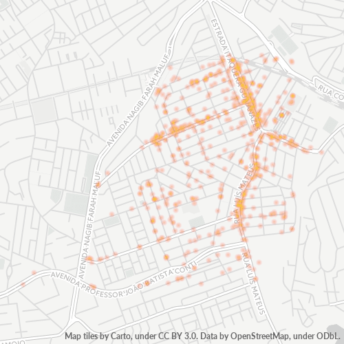 08420-000 Heatmap de Densidade da Empresa