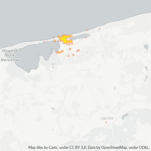 84-360 Mapa intensywności działalności gospodarczej