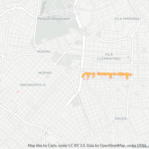 04042-000 Mapa de calor de densidad empresarial