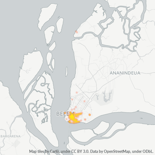 66033-000 Heatmap de Densidade da Empresa