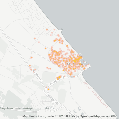 9970 Heatmap over forretningstæthed