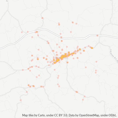 41164 Business Density Heatmap