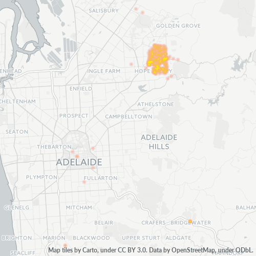 5097 Business Density Heatmap