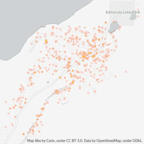99567 Business Density Heatmap