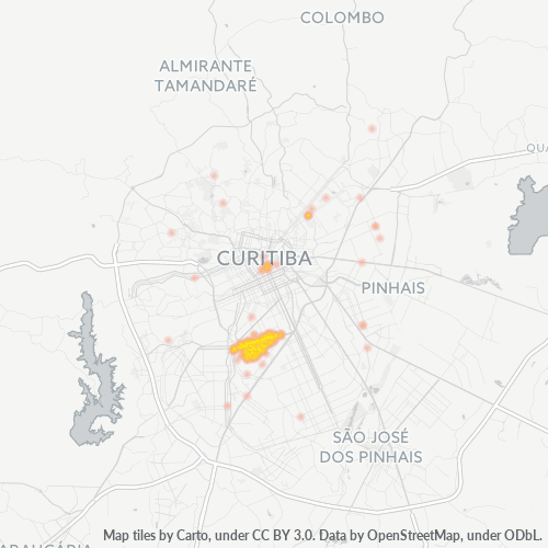 81010-000 Heatmap de Densidade da Empresa