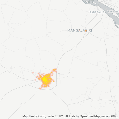 522001 Business Density Heatmap