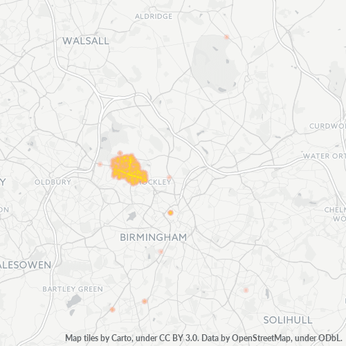 B21 Business Density Heatmap