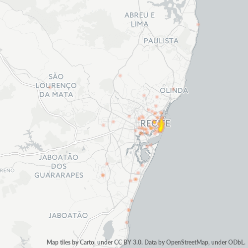 50030-000 Heatmap de Densidade da Empresa