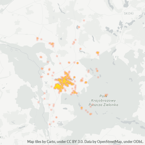62-095 Mapa intensywności działalności gospodarczej