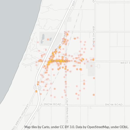 49106 Business Density Heatmap