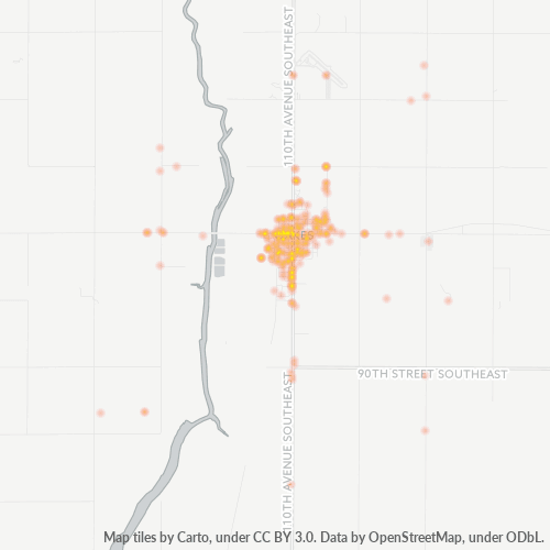 58474 Business Density Heatmap