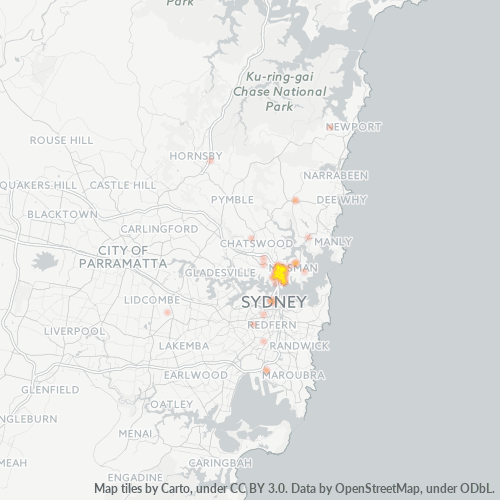 2089 Business Density Heatmap