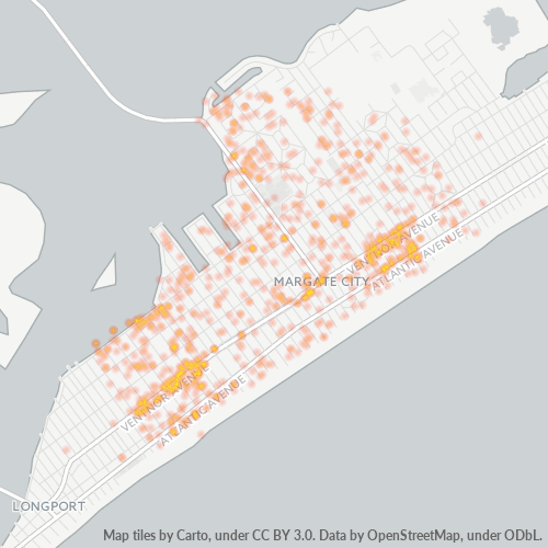 08402 Business Density Heatmap