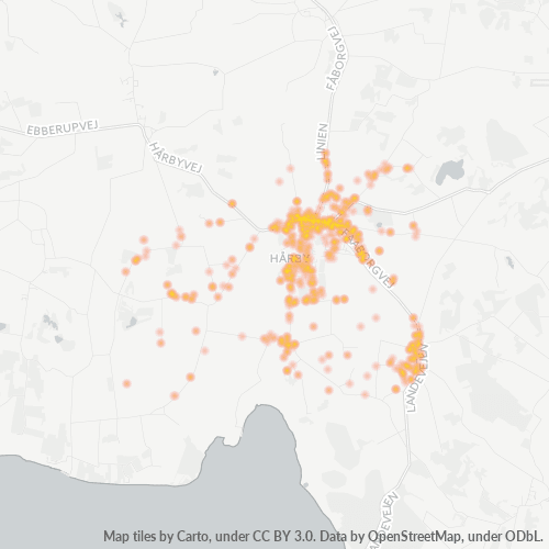 5683 Heatmap over forretningstæthed