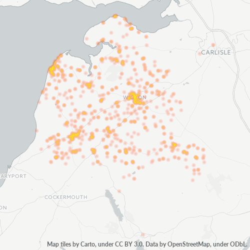 CA7 Business Density Heatmap