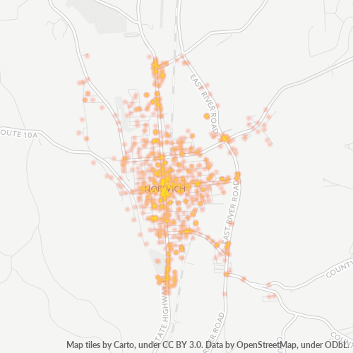 13815 Business Density Heatmap