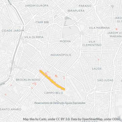 04617-000 Mapa de calor de densidad empresarial