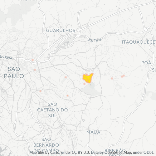 08280-000 Heatmap de Densidade da Empresa