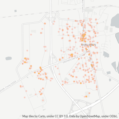 Heatmap für plz 39179