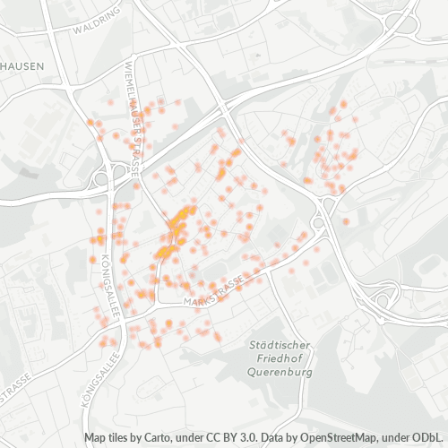 Heatmap für plz 44799