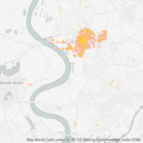 47179 Standortdichte-Heatmap