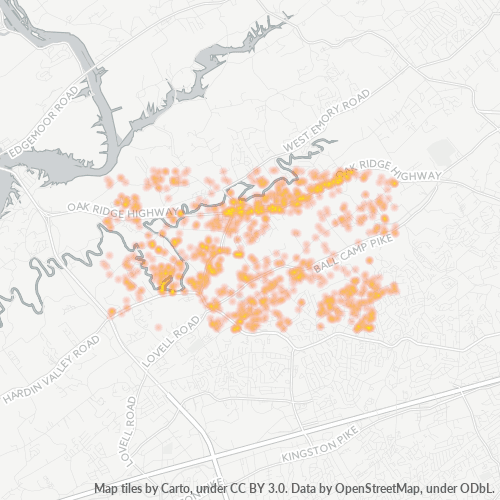 37931 Business Density Heatmap