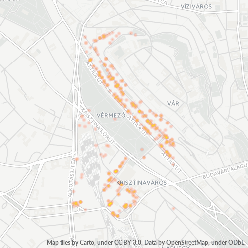 1012 Vállalati sűrűségi térkép
