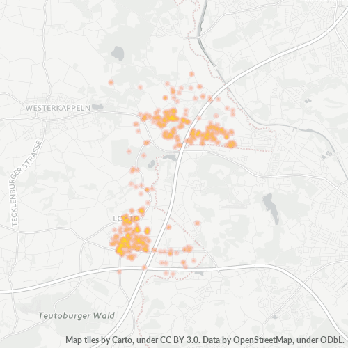 49504 Standortdichte-Heatmap