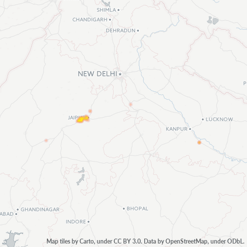 303007 Business Density Heatmap
