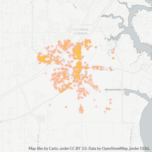 36582 Business Density Heatmap