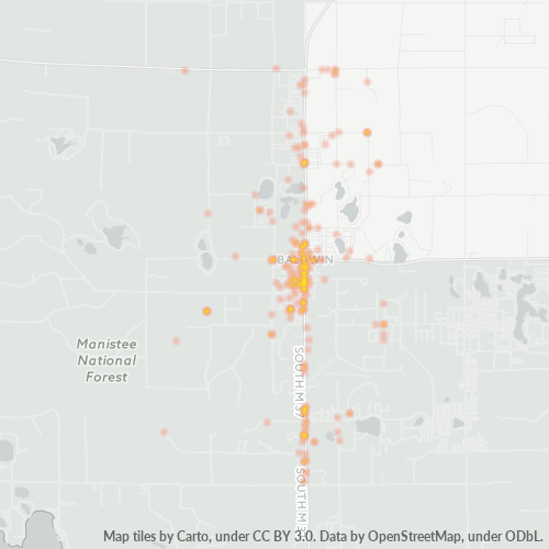 49304 Business Density Heatmap
