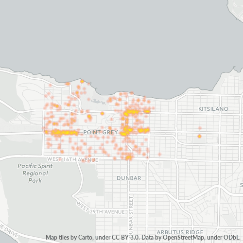 V6R Business Density Heatmap