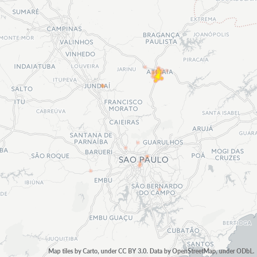 12947-000 Mapa de calor de densidad empresarial