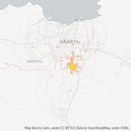13710 Peta Panas Densitas Bisnis
