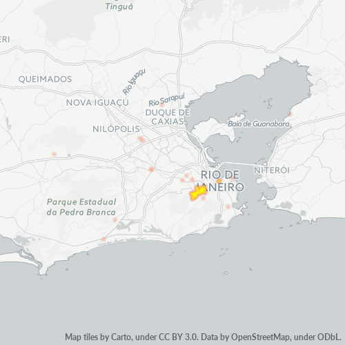 20541-000 Mapa de calor de densidad empresarial