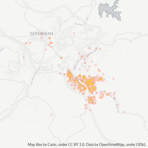71450 Heatmap Ketumpatan Perniagaan