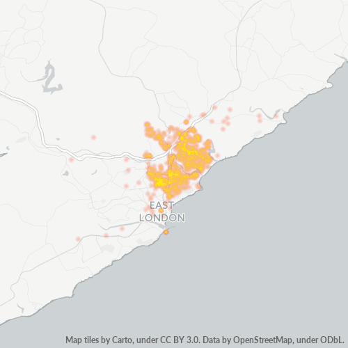 5241 Hittekaart vir Besigheidsdigtheid