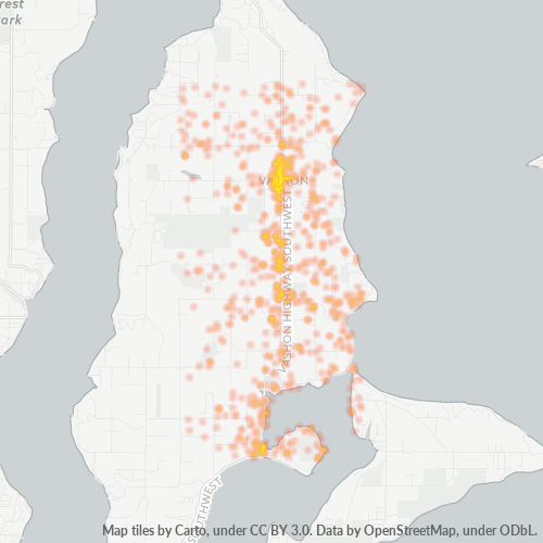 98070 Business Density Heatmap