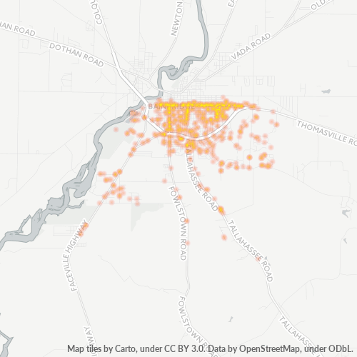 39819 Business Density Heatmap