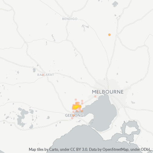 3212 Business Density Heatmap