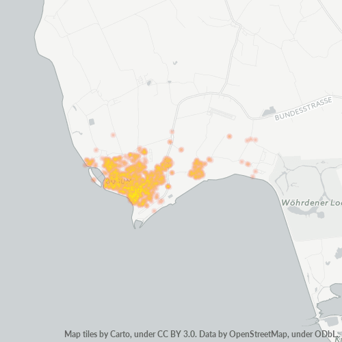 Heatmap für plz 25761